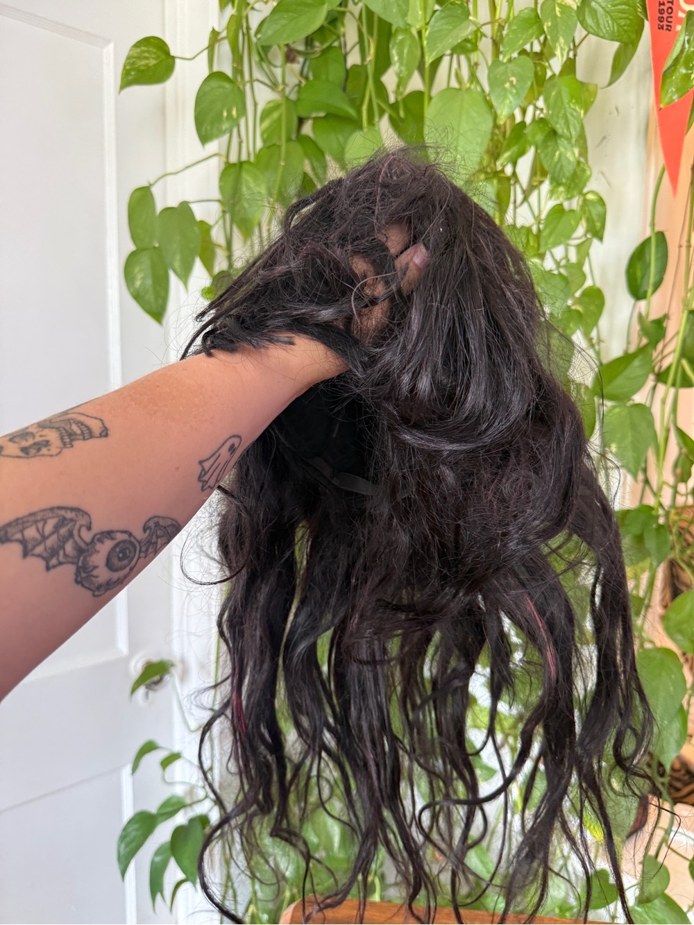 Dark brown/black Women’s Wig Piece - Lightweight Natural Wave